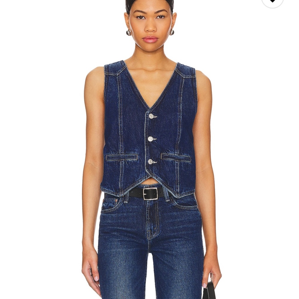 MOTHER The Masked Rider Denim Vest